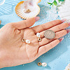 4Pcs Natural Cultured Freshwater Pearl Pendants PALLOY-TAC0178-6