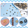 240pcs 4 Colors Rectangle Alloy Buckle FIND-NB0003-97-4