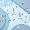 16Pcs 2 Colors 304 Stainless Steel Charms STAS-DC0012-79-3