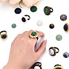 Adjustable Alloy & Iron Bezel Cup Ring Base with Rotatable Tray MAK-T012-13AB-6