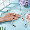Adjustable Waxed Polyester Cord Necklace Making NJEW-TAC0031-7