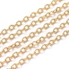3.28 Feet Brass Textured Cable Chains X-CHC-G005-01G-2