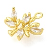 Rack Plating Brass Micro Pave Cubic Zirconia Charms KK-S396-37G-2