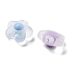 Frosted Transparent Acrylic Beads OACR-A032-12B-2