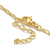 Brass Pave Clear & Blue Cubic Zirconia Peach Heart Pendant Necklaces for Women NJEW-Q346-04G-01-3
