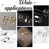 16Pcs Stainless Steel Hoop Earring Findings STAS-UN0037-46P-6