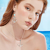 5Pcs 5 Styles 304 Stainless Steel Pendants STAS-UN0021-40P-6