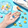 20Pcs 10 Styles Ocean Theme Resin Pendants RESI-CJ0003-52-4