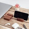 Walnut Wood Mobile Phone Holders AJEW-WH0248-154-6