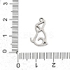 201 Stainless Steel Pendants STAS-F316-04P-02-3