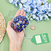 Japanese Glass Polka Dot Half Round Wind Chimes HJEW-WH0069-22A-3