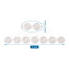Polyester Lace Trim OCOR-TAC0008-18-11