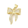 Brass Micro Pave Cubic Zirconia Pendants KK-D317-098B-G-1