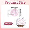 600Pcs Glass Seed Beads SEED-PA0001-17D-2