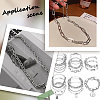 DIY Oxidation Aluminum Cable Chains Necklaces/Bracelets Making Kits DIY-SP0001-87B-S-6