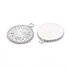 Non-Tarnish 304 Stainless Steel Pendants STAS-N097-107P-NR-2