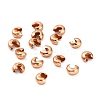 Iron Crimp Beads Covers IFIN-E743-24RG-2
