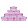 3G Plastic Empty Portable Facial Cream Jar LS-X-MRMJ-WH0020-01B-1