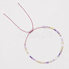 Minimalist Summer Glass Seed Beaded Adjustable Bracelets for Women JD5606-1-1
