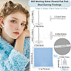 20Pcs 925 Sterling Silver Round Flat Pad Stud Earring Findings DIY-BBC0001-81-2