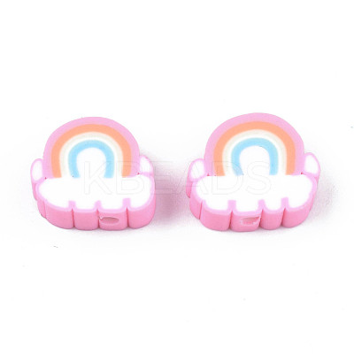 Handmade Polymer Clay Beads X-CLAY-T012-31-1