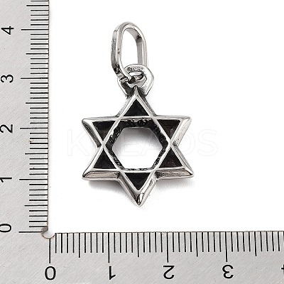 316 Surgical Stainless Steel Pendants STAS-K276-14A-AS-1