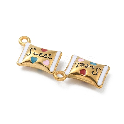 Ion Plating(IP) 304 Stainless Steel Pendants STAS-R008-06G-1