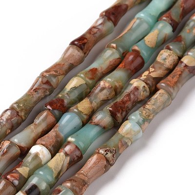 Natural Aqua Terra Jasper Beads Strands G-C245-11-1