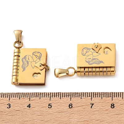 304 Stainless Steel Pendants SA-CBA694E-01G-02-1