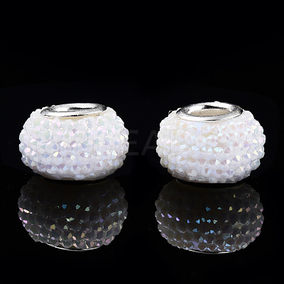 Opaque Resin European Beads RPDL-T038-008H-1