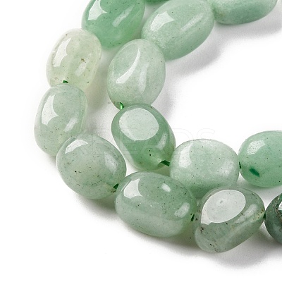 Natural Green Aventurine Beads Strands G-G146-A33-01-1