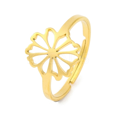201 Stainless Steel Adjustable Ring for Women RJEW-D082-03C-1