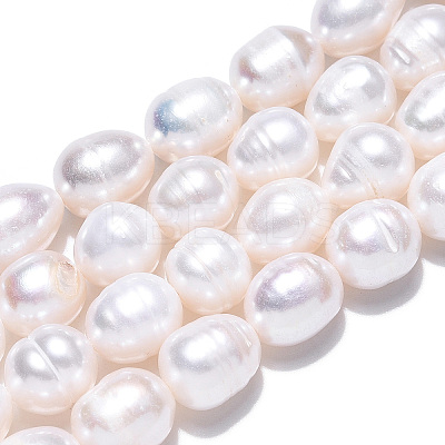 Natural Cultured Freshwater Pearl Beads Strands PEAR-N012-09C-1
