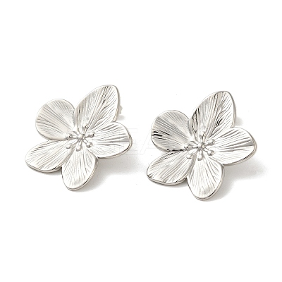 Non-Tarnish 304 Stainlee Steel Dangle Earring EJEW-Z045-03P-1
