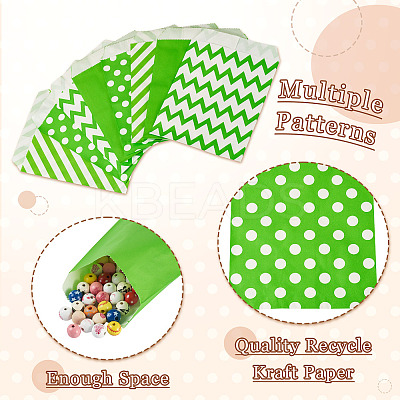 40Pcs 4 Styles Kraft Paper Bags CARB-TA0001-12C-1