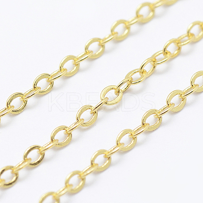 Brass Cable Chains CHC-K004-01G-1