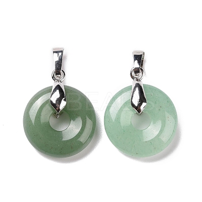 Natural Green Aventurine Pendants G-E059-01P-04-1
