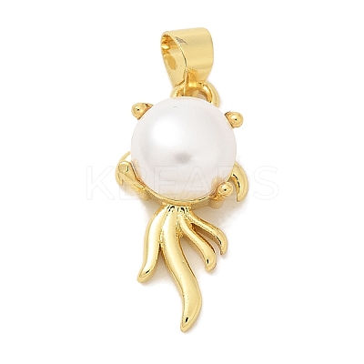 Rack Plating Brass Pendants KK-K293-24K-G-1