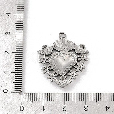 304 Stainless Steel Pendants LS-STAS-D366-05B-P-1