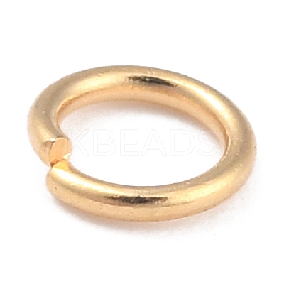 Rack Plating Brass Open Jump Rings X-KK-O139-18C-G-1