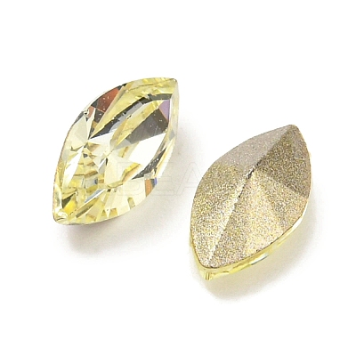 Glass Rhinestone Cabochons RGLA-L029-12A-213-1