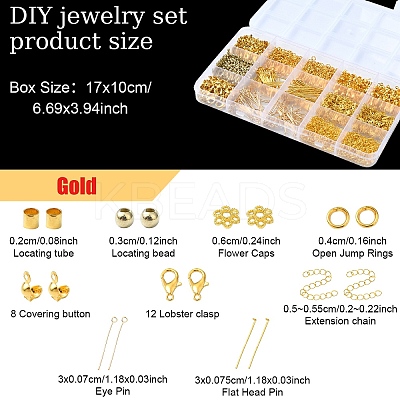 DIY Jewelry Making Findings Kits DIY-YW0010-28-1