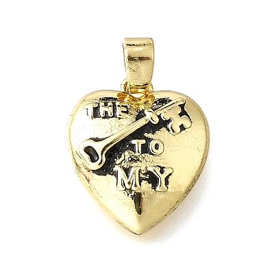 Brass Pendants KK-V007-011G-03-1