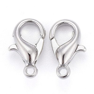 Zinc Alloy Lobster Claw Clasps X-E103-1
