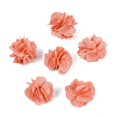 Polyester Fabric Flowers FIND-ZX004-11-07-1