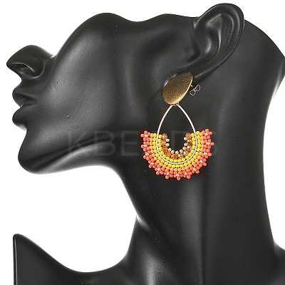 3 Pairs 3 Colors 304 Stainless Steel Dangle Stud Earring Sets for Women EJEW-MZ00755-1