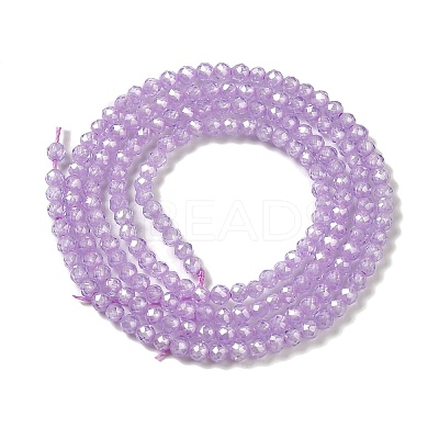 Cubic Zirconia Bead Strands ZIRC-C006-01A-09-1