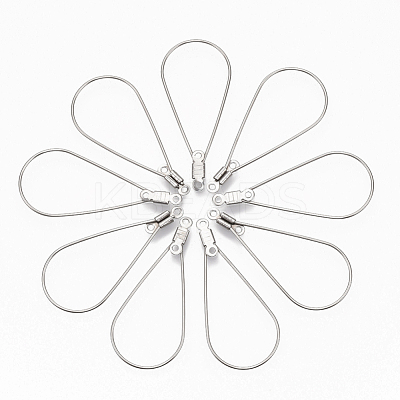 Tarnish Resistant 304 Stainless Steel Wire Pendants STAS-T051-003-1