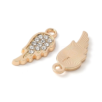 Alloy Crystal Rhinestone Pendants PALLOY-E775-13G-1