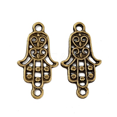 Tibetan Style Alloy Links TIBE-T011-112AB-FF-1